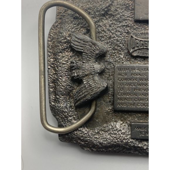 American Legends NASCAR Jeff Gordon 24 Pewter Belt Buckle Special Edition - Picture 8 of 8